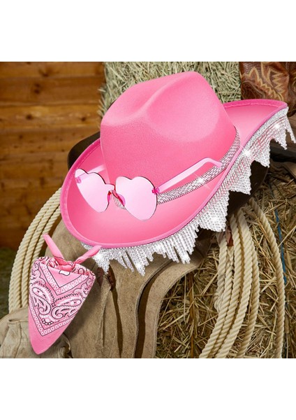 Plaj Kampı Için Bandana ve Güneş Üğü ile Rhinestones Püsküllü Şı (Yurt Dışından) modelleri