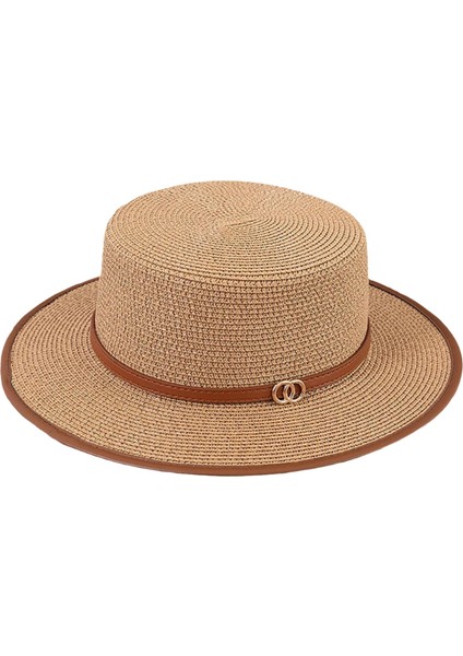 Güneş Şapkası Dekoratif Dokuma Kadınlar Için Güneş Koruması Nefes Alabilir Haki (Yurt Dışından) fiyatları