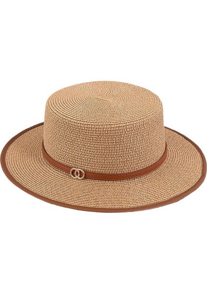 Güneş Şapkası Dekoratif Dokuma Kadınlar Için Güneş Koruması Nefes Alabilir Haki (Yurt Dışından) fırsatları