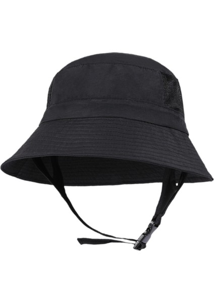 Sun Bucket Şapka Sörf Şapka Seyahat Yaz Hafif Moda Plaj Şapkası Siyah (Yurt Dışından)