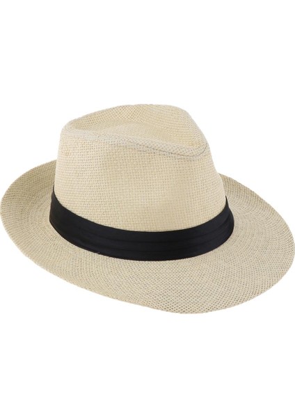 Hasır Fötr Ş Trilby Sombrero Güneş Şı Siperlik 2 (Yurt Dışından)