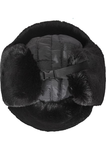 Maske Önlük Olmadan Yüksek Taklit Rex Tavşan Kılı Kışın Sıcak Şapka (Yurt Dışından)