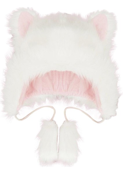 Kedi Peluş Şapka Çocuk Kostümü Kedi Moda Cosplay Partisi Için Sevimli Pembe (Yurt Dışından) fırsatları