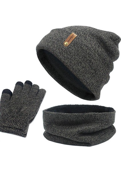 Gazecimp Kış Şapkası Örme Polar Koyu Gri (Yurt Dışından) modelleri