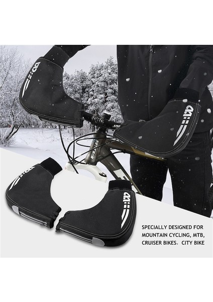 West Bıkıng Kış Termal Bisiklet Başlığı Rüzgar Geçirmez Yansıtıcı Gözlük Delikli Maske Eşarp - Siyah (Yurt Dışından) fırsatları