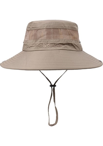 Yyq-Tt Dış Mekan Güneş Koruyucu Balıkçı Şapkası Güneş Şapkası-Koyu Bej (Yurt Dışından) fırsatları