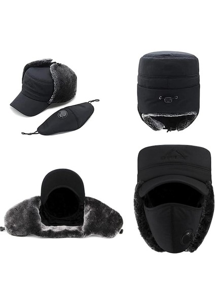 Arion Kışlık Şapka Kulak Ağız Burun Sıcak Tutma Koruma Seti Lacivert (Yurt Dışından) fiyatları