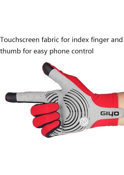 Gıyo S-02 Dokunmatik Ekran Likra Mikrofiber Nefes Alabilen Bisiklet Eldiven 001 (Yurt Dışından) fırsatları