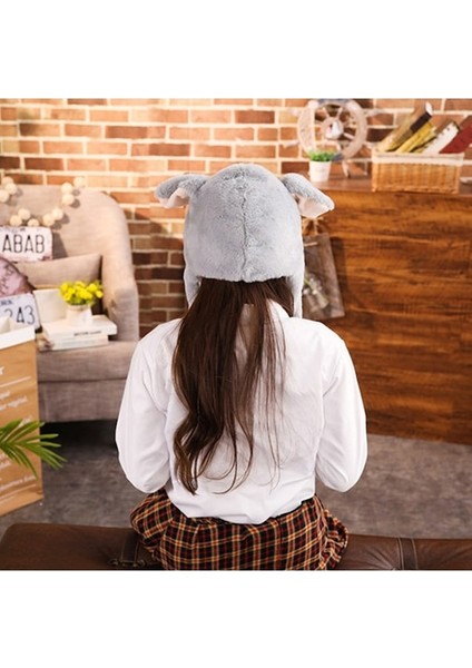 Pasifix Sonbahar ve Kış Sevimli Hayvan Mıknatıslı Hava Yastığı Kulak Şapkası 001 (Yurt Dışından) fırsatları
