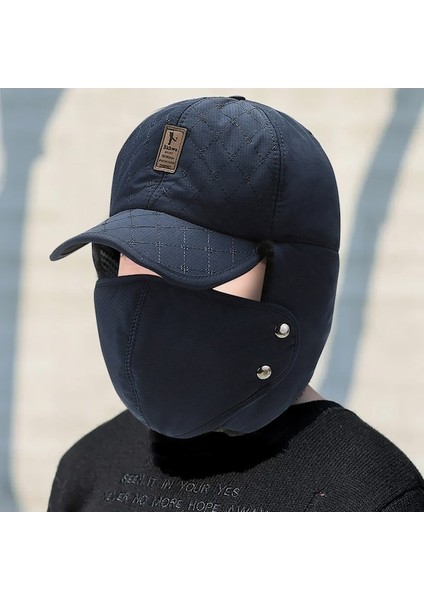 Sonbahar ve Kış Kadife Maskeli Şapka 001 (Yurt Dışından) fırsatları