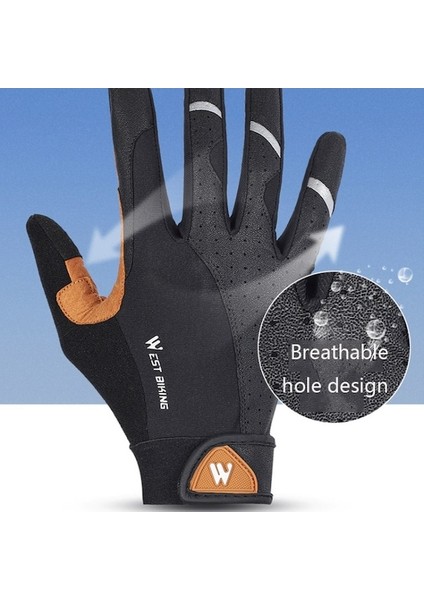 West Bıkıng YP0211197 Tam Parmak Şok Emici Kaymaz Motosiklet Bisiklet Eldiveni 001 (Yurt Dışından) fiyatları