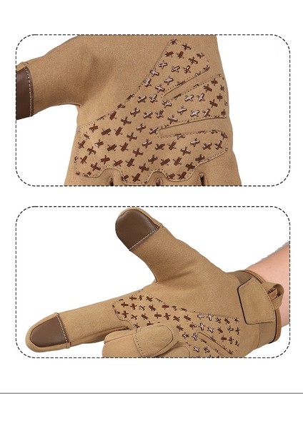 Yystore Dış Mekan Sıcak Rüzgar Geçirmez Su Geçirmez ve Kaymaz Iş Eldiveni Koyu Yeşil (Yurt Dışından) fiyatları