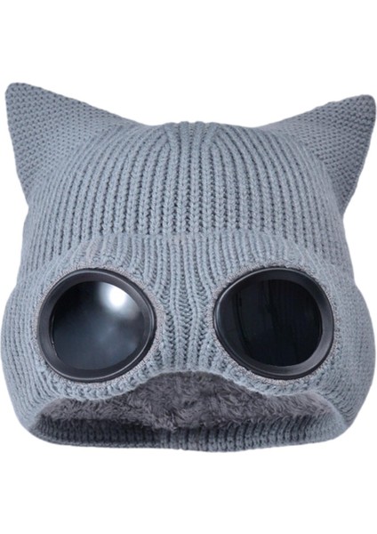 Beanie Outdoor Cold Cap Kış Şı Yürüyüş Partisi Şı Gri (Yurt Dışından)