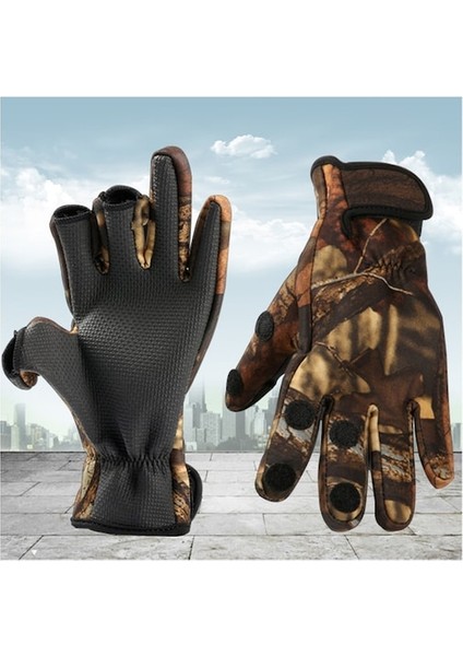 Yy-Cc Dış Mekan Aşınmaya Dayanıklı Balıkçı Eldivenleri-Kamuflaj (Yurt Dışından) modelleri