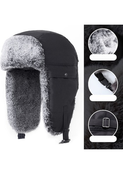 Yystore Kışlık Erkek Şapkaları Açık Sıcak Tutun (Yurt Dışından) modelleri