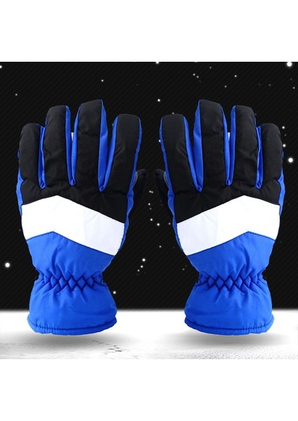 Kış Unisex Motosiklet Eldiven Su Geçirmez Kaymaz 001 (Yurt Dışından)