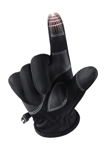 Yyx-Vv Açık Hava Su Geçirmez Eldiven Kış Dokunmatik Ekran Sıcak Bisiklet Eldiveni-Gri (Yurt Dışından) fiyatları