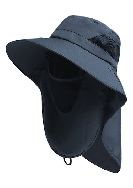 Yyn-Cc Açık Hava Balıkçı Güneş Şapkası-Lacivert (Yurt Dışından)