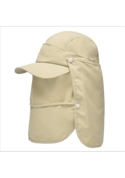 Yyy-Cc Dış Mekan Güneş Korumalı ve Uv Korumalı Erkek Şapkası-Haki (Yurt Dışından)