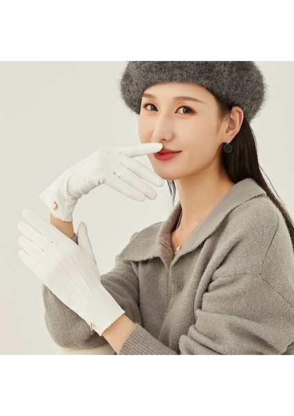 1 Çift Kadın Süper Yumuşak Rüzgar Geçirmez Eldiven 001 (Yurt Dışından) fırsatları