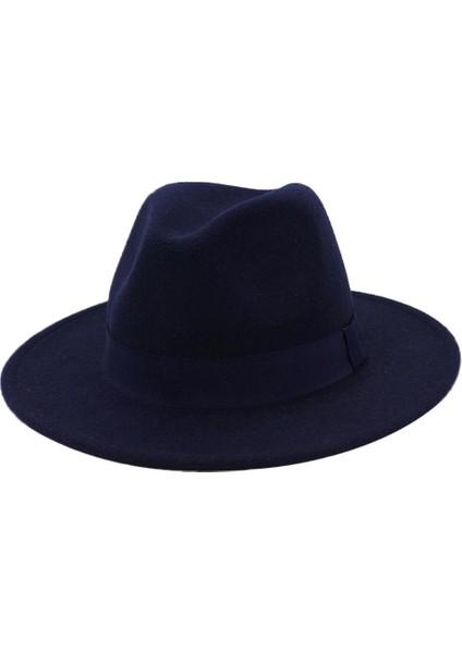 Kadın Partisi Düz Üst Fedora Şapkası Nefes Alabilir Kış Kış Balıkçı Donanması (Yurt Dışından)