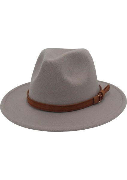 Fedora Ş Tokalı Şı Geniş I Ş Açık Gri (Yurt Dışından) indirimleri