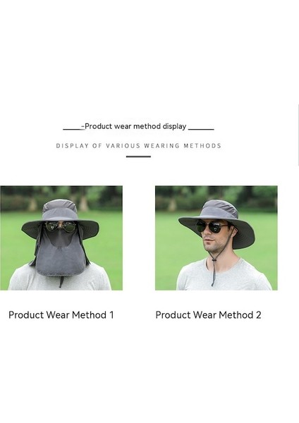 Nefes Alabilir Balıkçı Şapkası - Koyu Gri (Yurt Dışından) modelleri