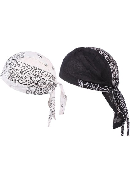 2pcs Kaybı Başörtüsü Kafatası Şapkalar + (Yurt Dışından)