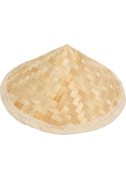 Bambu Örgülü Şapka Açık Hava Tarım Kapağı Dokumalı Sert Kabuk Şapkası Yaz Mezarları 19CMX12.5CM (Yurt Dışından) fiyatları