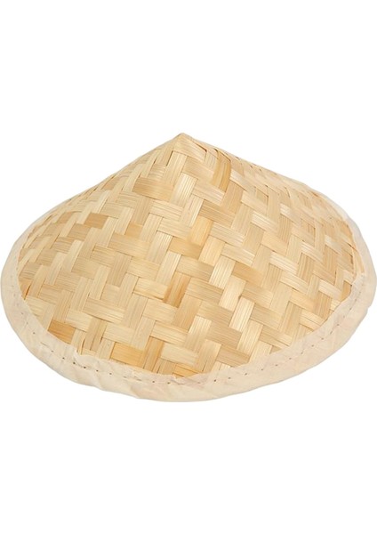 Bambu Örgülü Şapka Açık Hava Tarım Kapağı Dokumalı Sert Kabuk Şapkası Yaz Mezarları 19CMX12.5CM (Yurt Dışından) modelleri
