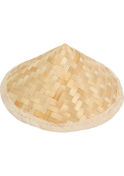 Bambu Örgülü Şapka Açık Hava Tarım Kapağı Dokumalı Sert Kabuk Şapkası Yaz Mezarları 19CMX12.5CM (Yurt Dışından) fırsatları