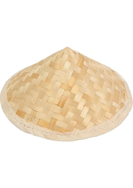 Bambu Örgülü Şapka Açık Hava Tarım Kapağı Dokumalı Sert Kabuk Şapkası Yaz Mezarları 19CMX12.5CM (Yurt Dışından) indirimleri