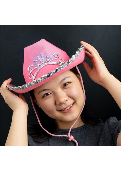 3x Şı Taçlı Kadın Kız Için Geniş Kenarlı Keçe (Yurt Dışından) indirimleri