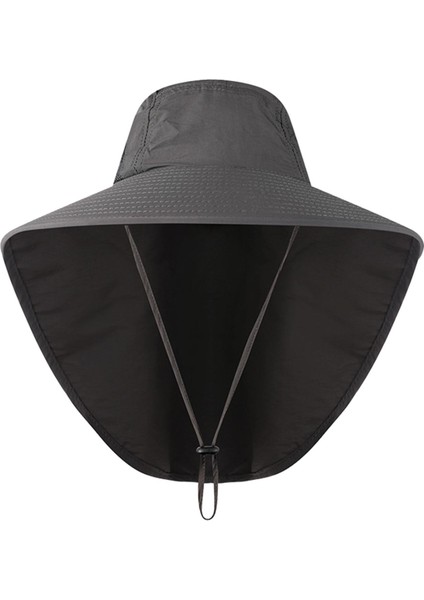 Geniş I Kapaklı Balıkçı Şapkalar Hıı Gri (Yurt Dışından)