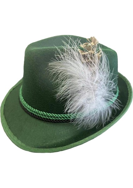 Erkekler Için Fötr Ş Tüy Moda Etkinlikleri Için Caz Şı 2 Yeşil (Yurt Dışından) fırsatları