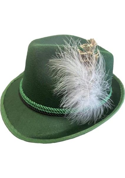 Fedora Ş Kostüm Ş Fötr Ş Tüy 2 Yeşil (Yurt Dışından) indirimleri