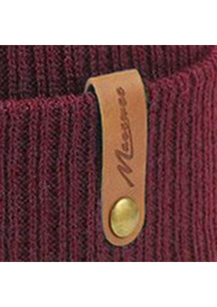 Kadınlar Için Moda Örgü Kış Sı Ş Hımbıl Baggy Beanie Kırmızı (Yurt Dışından) modelleri