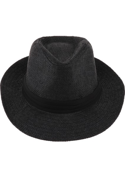 Kadın Hasır Panama Ş Fedora Trilby Sombrero Güneş Şı Geniş (Yurt Dışından)