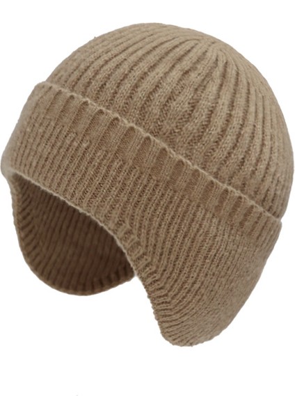 Kışın Yün Kulak Kapağı Artı Kadife Kalın Dış Mekan Sıcak Rüzgar Geçirmez (Yurt Dışından)