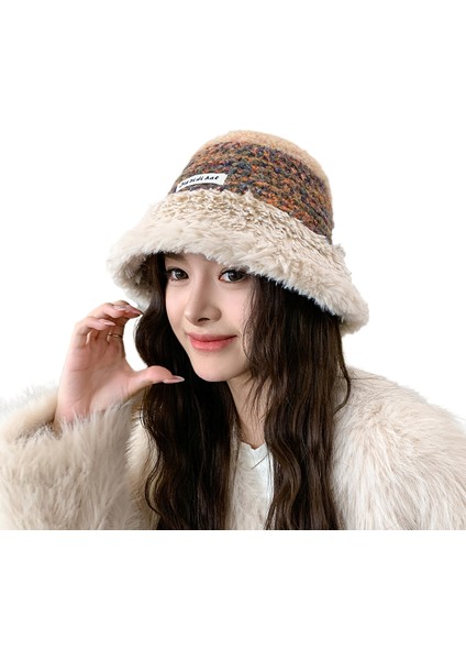 Balıkçı Şapka Bayan Sonbahar ve Kış Sıcak Sevimli Peluş Şapka (Yurt Dışından) modelleri