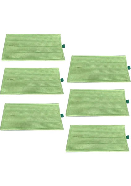 Vorwerk Kobold SP600 MF600 Elektrikli Süpürge Yedek Parçaları Aksesuarları Islak ve Kuru Yıkanabilir Paspas Pedi Için 6 Adet Paspas Bezi (Yurt Dışından)