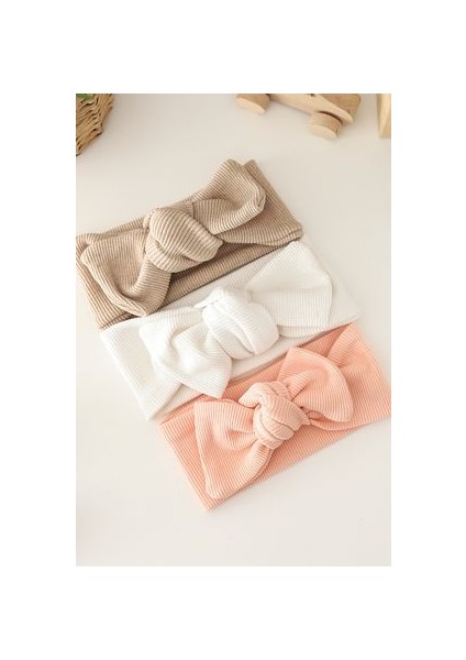 Kız Çocuk & Bebek Ribana Fiyonklu Bandana 3'lü Set fiyatları