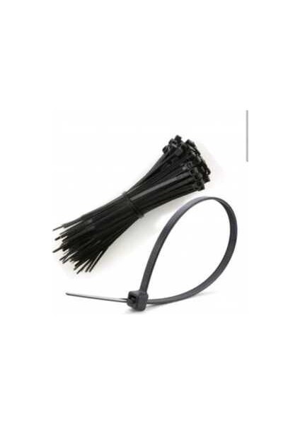 Plastik Kablo Bağı Cırt Kelepçe 2.5*150 (100 Ad.) Siyah