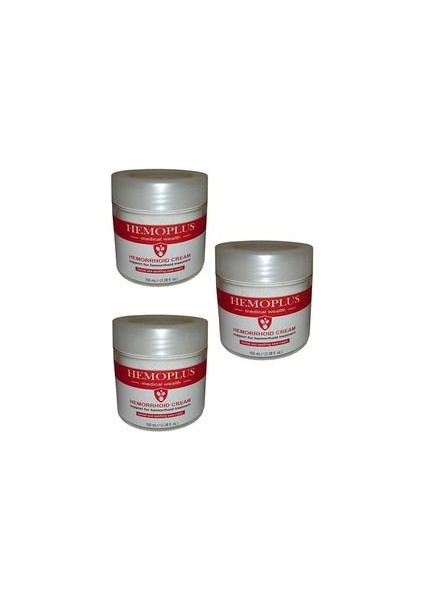 Hemoplus Cream - Etkili Tedavi Kremi 100 ml - 3 Adet