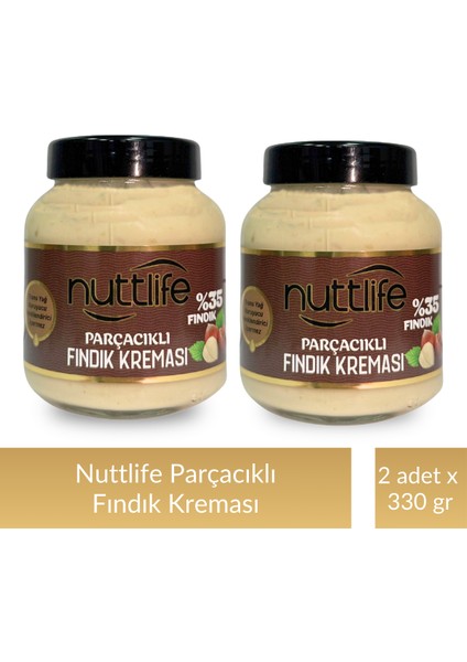 Parçacıklı Fındık Kreması 330 gr x 2 Adet