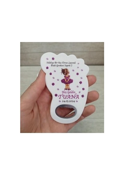 30 Adet Ayak Magnet Açacak Yeni Doğan, Doğum Günü, Sünnet, Nişan, Söz, Düğün Hediyelik