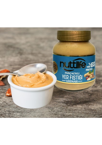 Parçacıklı Yer Fıstığı Kreması 330 gr x 2 Adet