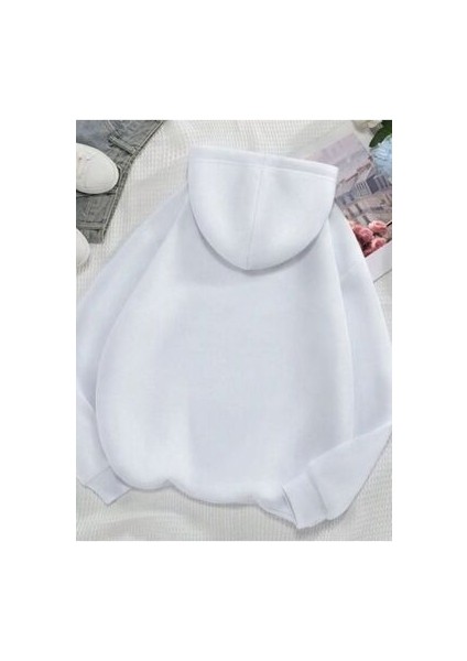 Unisex Malibu Baskılı Oversize Kapüşonlu Sweatshırt fiyatları