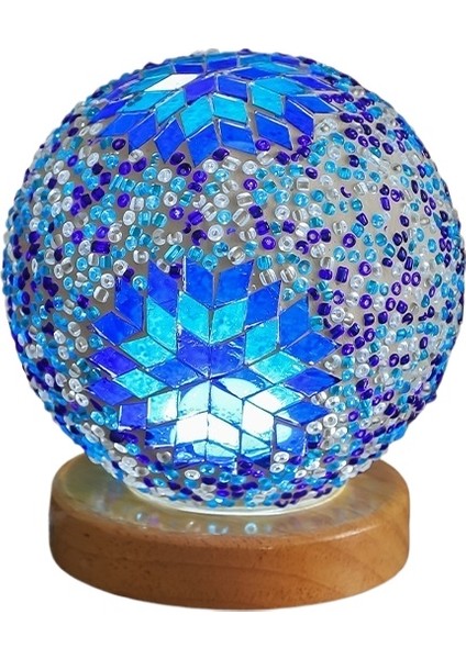 Barok Gece Lambası Romantik Ve Özgür Bohem Yaratıcı Şarj Masa Lambası Dekoratif (Yurt Dışından)