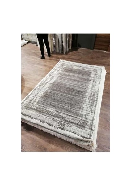 Telve Gri Halı Antrasit Halı Bambu Halı Modern Akrilik Dokuma Halı Spor Desen Salon Halısı Oturma Odası Halısı Mutfak Halısı